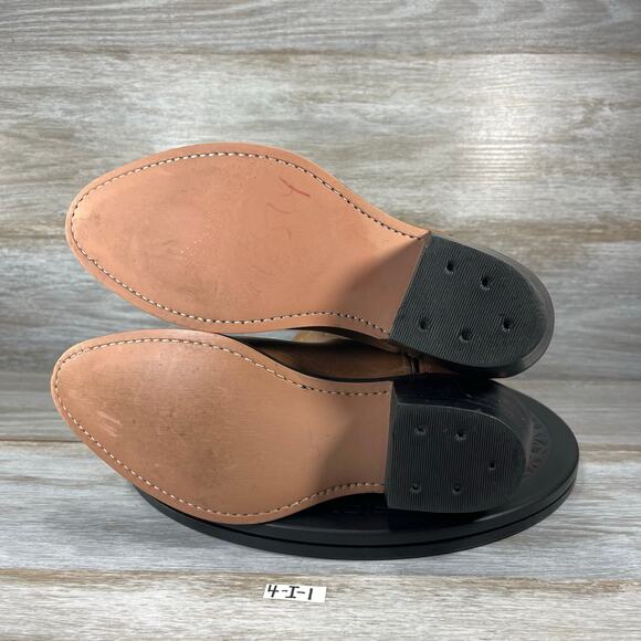 Old West Women's Brown Leather Cowboy Western Boots Size 5 D - Picture 8 of 8